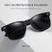 MEETSUN Retro Polarized Sunglasses for Women Men Classic Mirror Lens Driving Sun Glasses 100 UV Protection 3 Pack BlackBrown GradientBrown
