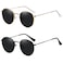 MEETSUN Small Round Polarized Sunglasses for Women Men Classic Retro Metal Frame Sun Glasses UV400 Gold Grey All Black