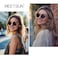 MEETSUN Small Round Polarized Sunglasses for Women Men Classic Retro Metal Frame Sun Glasses UV400 Gold Grey All Black
