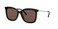 Michael Kors MK2079U Zermatt Universal Fit Square Sunglasses BlackBrown Solid 61 mm