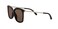Michael Kors MK2079U Zermatt Universal Fit Square Sunglasses BlackBrown Solid 61 mm