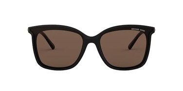 Michael Kors MK2079U Zermatt Universal Fit Square Sunglasses BlackBrown Solid 61 mm