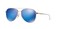 Michael Kors MICHAEL KORS MK5007 104525 Rose Gold WhiteBlue Mirrored Sunglasses