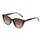 Nine West NINE WEST Womens Cora Sunglasses Cat Eye Brown Tortoise 51mm