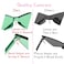 OLINOWL OLIN Triangle Thick Rimless Sunglasses One Piece Colored Transparent glasses For Women and Men Green