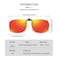 OopsMi Polarized Clip On Sunglasses Over Prescription Glasses Men Women Rimless Flip Up