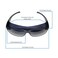 OPTEGO Fit Over Sunglasses Smoke Color 100 UVAUVB Protection Polycarbonate Lenses
