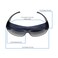 OPTEGO Fit Over Sunglasses Smoke Color 100 UVAUVB Protection Polycarbonate Lenses