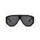 OSAGAMA Trendy Retro Oversized Aviator Sunglasses for Women Men 70s Luxury Designer Thick Classic Sun Glasses BlackGrey