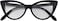 OWL Cateye Sunglasses for Women Classic Vintage High Pointed Winged Retro Design