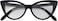 OWL Cateye Sunglasses for Women Classic Vintage High Pointed Winged Retro Design