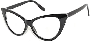 OWL Cateye Sunglasses for Women Classic Vintage High Pointed Winged Retro Design