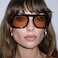 piscm Trendy Tortoise Aviator Sunglasses for Women 70s Retro Square Flat Top Thick Sun Glasses ShadesTortoiseshellChampage