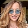 PORADAY Classic Circle Glasses Retro Round Polarized Sunglasses Hippie Style Small Rounded Sun Shades SilverClear Blue