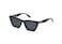QUAY Womens Sunglasses Polarized Cat Eye Lenses with UV Protection Call The Shots Black