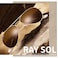 RAYSOL Real Glass Lens Aviator Sunglasses for Women Men Classic Metal Frame Sunglasses UV400 Shades Gold FrameBrown Lens