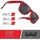 Retro Rewind Classic Polarized SunglassesRed Smoke Polarized