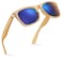 Retro Rewind Translucent Frame Colorful Neon 80s Sunglasses for Men Women Reflective Mirrored Lens