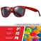 Retro Rewind Translucent Frame Colorful Neon 80s Sunglasses for Men Women Reflective Mirrored Lens