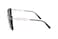 Salvatore Ferragamo Sunglasses Square Full Rim Black Frame and Smoke Gradient Lens SF1041S001