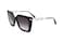 Salvatore Ferragamo Sunglasses Square Full Rim Black Frame and Smoke Gradient Lens SF1041S001