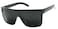 ShadyVEU Classic Square Flat Top Oversized Super Dark Tint Lens UV400 Mens Womens Sunglasses Style 2