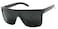 ShadyVEU Classic Square Flat Top Oversized Super Dark Tint Lens UV400 Mens Womens Sunglasses Style 2