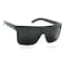 ShadyVEU Classic Square Flat Top Oversized Super Dark Tint Lens UV400 Mens Womens Sunglasses Style 2