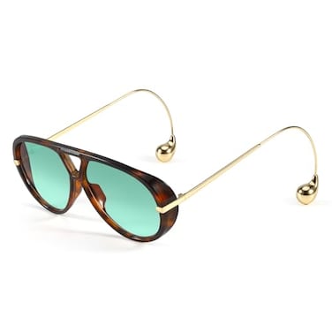 SODQW Oversized Aviator Sunglasses for Women With Earring Trendy Large Big 2025 Designer Shades Adjustable Temples