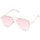 SOJOS Classic Aviator Sunglasses for Women Men Metal Frame Spring Hinges SJ1030 GoldPink