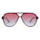 SOJOS Classic Polarized Aviator Sunglasses for Women Men Retro Trendy Aviators Shades SJ2201 Red BurgundyRed Gradient Blue