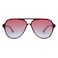 SOJOS Classic Polarized Aviator Sunglasses for Women Men Retro Trendy Aviators Shades SJ2201 Red BurgundyRed Gradient Blue