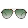 SOJOS Classic Polarized Aviator Sunglasses for Women Men Retro Trendy Aviators Shades SJ2201 TortoiseGradient Green