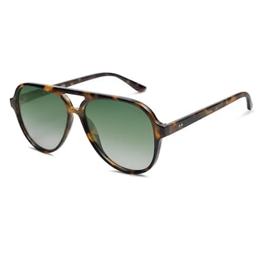 SOJOS Classic Polarized Aviator Sunglasses for Women Men Retro Trendy Aviators Shades SJ2201 TortoiseGradient Green