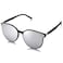 SOJOS Classic Round Sunglasses for Women Men Retro Vintage Shades Large Plastic Frame Sunnies SJ2067 with Black FrameSilver Mirrored Lens