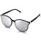 SOJOS Classic Round Sunglasses for Women Men Retro Vintage Shades Large Plastic Frame Sunnies SJ2067 with Black FrameSilver Mirrored Lens