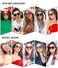 SOJOS Classic Square Polarized Sunglasses Womens Mens Retro Trendy UV400 Sunnies SJ2050 Black TortoiseGrey
