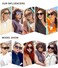 SOJOS Large Oversized Polarized Sunglasses for Women Big Designer Womens Trendy Square Shades SJ2205 Caramel BrownBrown