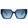 SOJOS Large Oversized Polarized Sunglasses for Women Big Designer Womens Trendy Square Shades SJ2205 Dark BlueBlue