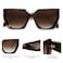 SOJOS Large Oversized Polarized Sunglasses for Women Big Designer Womens Trendy Square Shades SJ2205 Dark TortoiseBrown