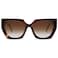 SOJOS Large Oversized Polarized Sunglasses for Women Big Designer Womens Trendy Square Shades SJ2205 Dark TortoiseBrown