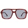 SOJOS Retro Aviator Sunglasses For Women Men Square Womens Square Sun Glasses SJ2355Brown Tortoise Grey