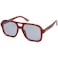 SOJOS Retro Aviator Sunglasses For Women Men Square Womens Square Sun Glasses SJ2355Brown Tortoise Grey