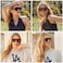 SOJOS Retro Aviator Sunglasses For Women Men Square Womens Square Sun Glasses SJ2355Brown Tortoise Grey