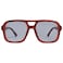 SOJOS Retro Aviator Sunglasses For Women Men Square Womens Square Sun Glasses SJ2355Brown Tortoise Grey