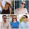 SOJOS Retro Aviator Sunglasses Womens Mens Vintage Plastic Frame Shades Lentes De Sol Para Mujer SJ2255 Blue