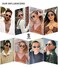 SOJOS Retro Polarized Oval Sunglasses for Women Men Trendy Classic Shades UV400 Protection SJ1177 Silver Blue Grading