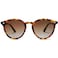 SOJOS Retro Round Polarized Sunglasses for Women Men Classic Vintage Sunnies SJ2069 Amber TortoiseBrown