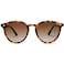 SOJOS Retro Round Polarized Sunglasses for Women Men Classic Vintage Sunnies SJ2069 Amber TortoiseBrown