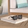 SOJOS Retro Square Polarized Womens Sunglasses Trendy Oversized Large Womens Big Shades SJ2224 Black Grey Lens